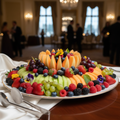 Fresh fruit platter with seasonal selections